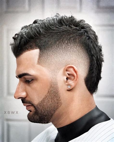 fohawk fade haircut.